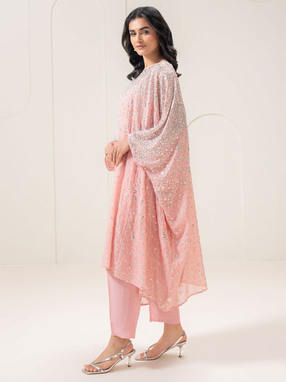 2 Piece Chiffon Suit-Embellished (Pret)