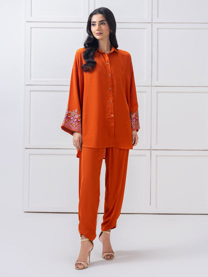 Grip Co-Ord Set-Embroidered (Pret)