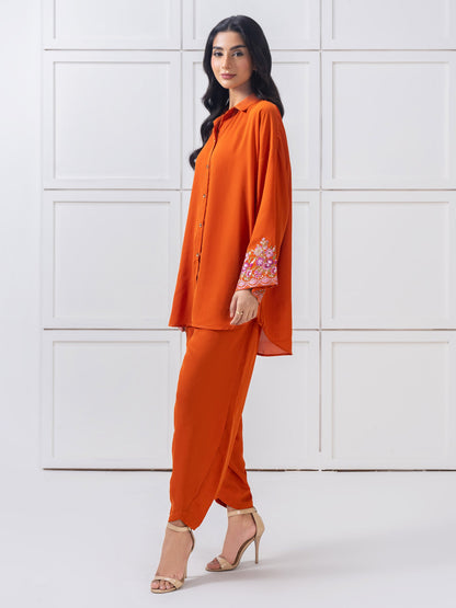 Grip Co-Ord Set-Embroidered (Pret)