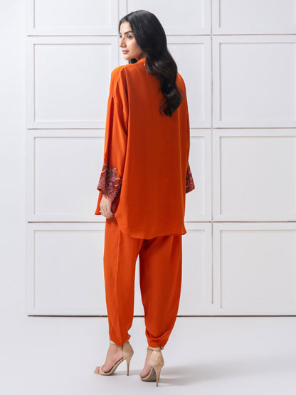 Grip Co-Ord Set-Embroidered (Pret)