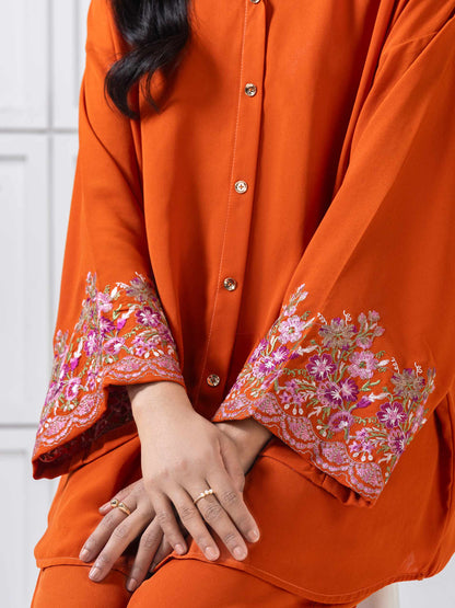 Grip Co-Ord Set-Embroidered (Pret)