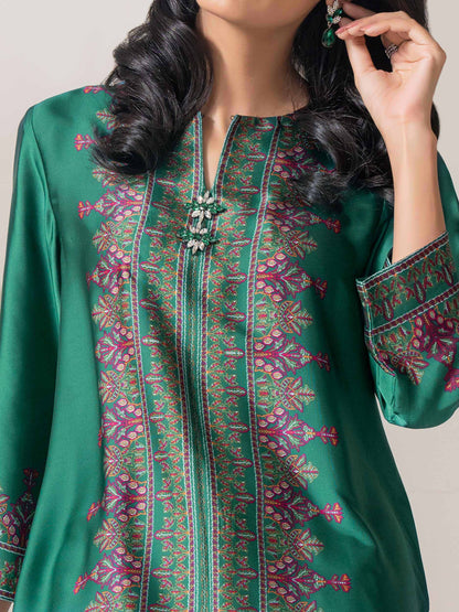 Silk Co-Ord Set-Printed (Pret)