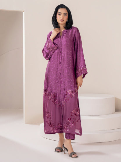 2 Piece Silk Suit-Embroidered (Pret)