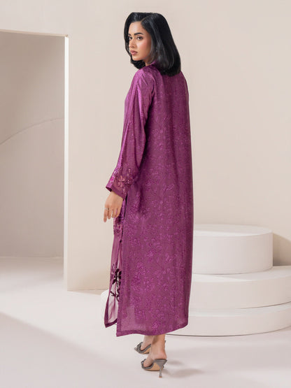 2 Piece Silk Suit-Embroidered (Pret)