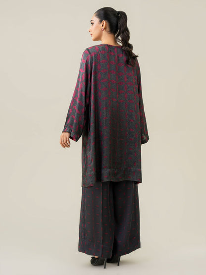 Silk Co-ord Set-Printed (Pret)