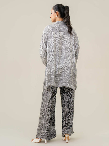 Silk Co-ord Set-Printed (Pret)