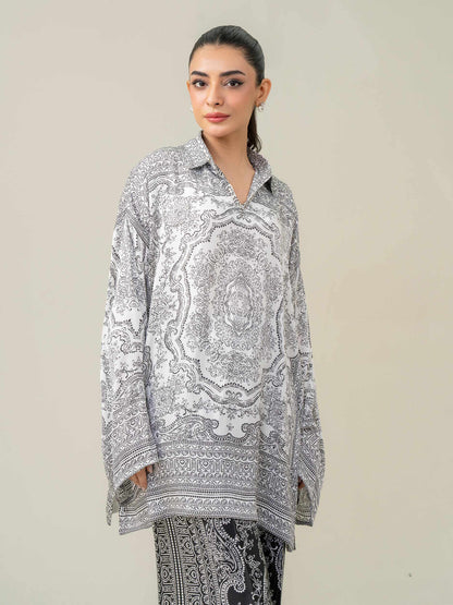 Silk Co-ord Set-Printed (Pret)