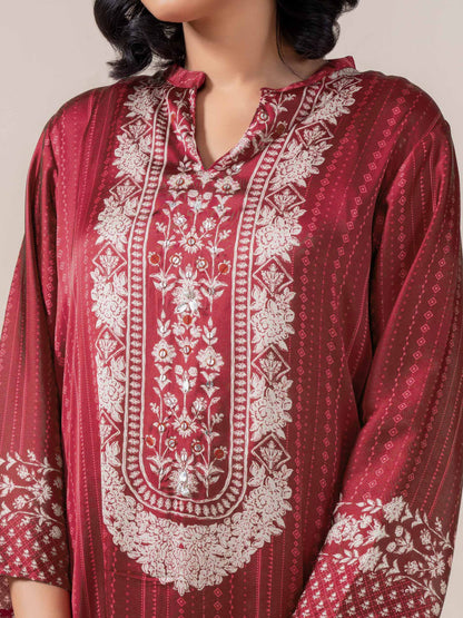 2 Piece Silk Suit-Printed (Pret)