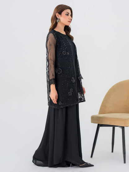 2 Piece Organza Suit-Embroidered (Pret)