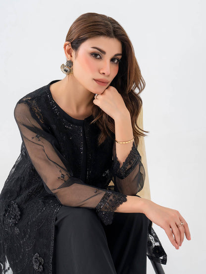2 Piece Organza Suit-Embroidered (Pret)