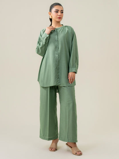 Silk Co-ord Set-Dyed (Pret)