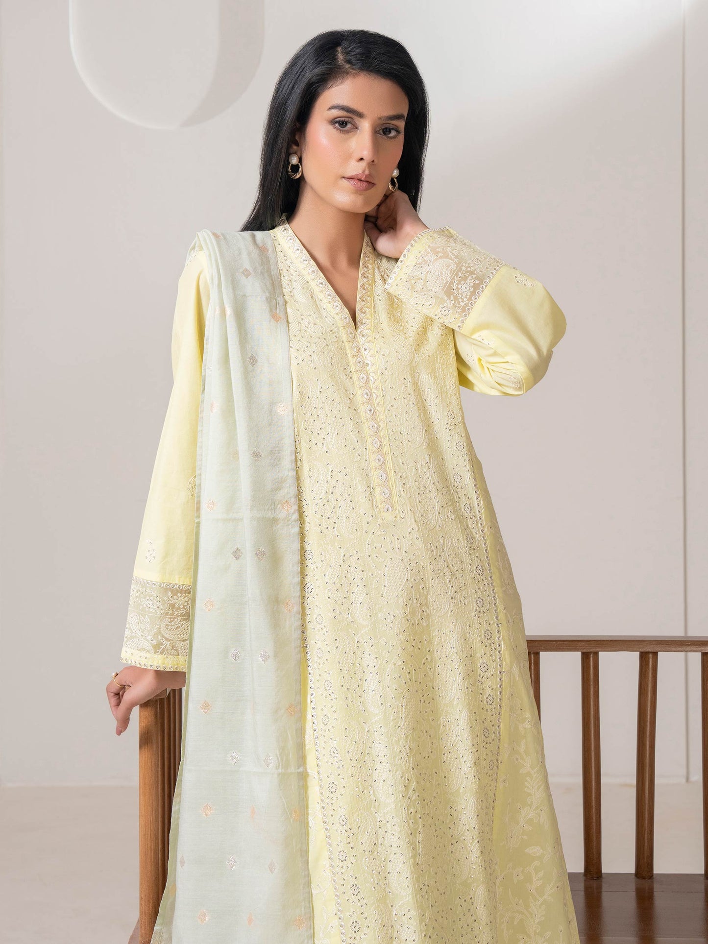 3 Piece Lawn Suit-Embroidered (Pret)