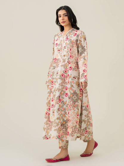 2 Piece Khaddar Suit-Printed (Pret)