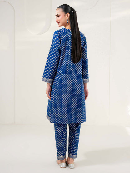 2 Piece Khaddar Suit-Embroidered (Pret)