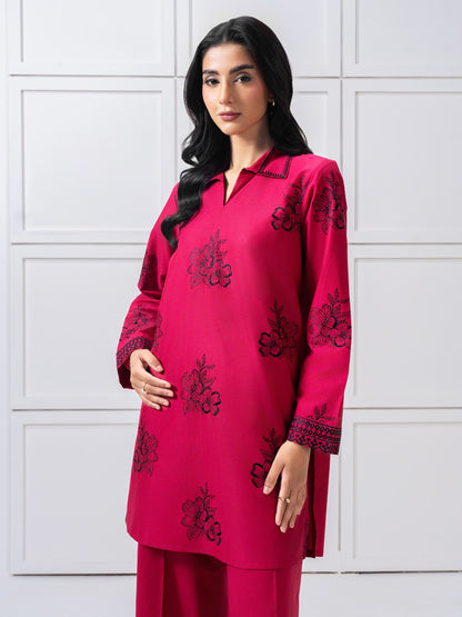 Lawn Co-Ord Set-Embroidered (Pret)