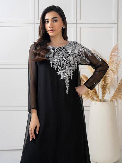 Chiffon Shirt- Embroidered (Pret)