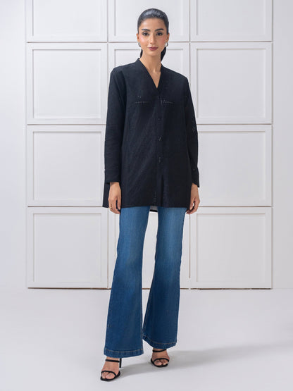 Cambric Top-Embroidered