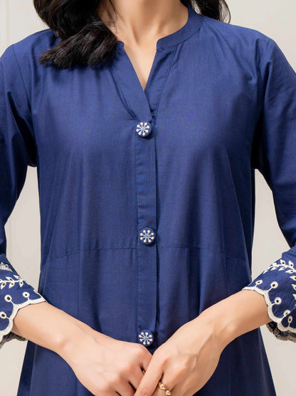 Embroidered Cambric  Dress