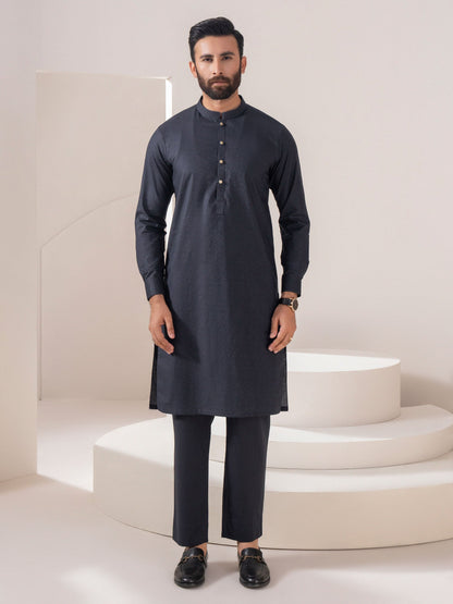 Self Jacquard Suit