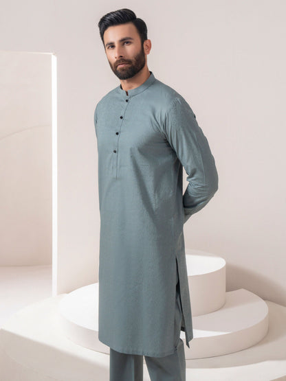 Self Jacquard Suit