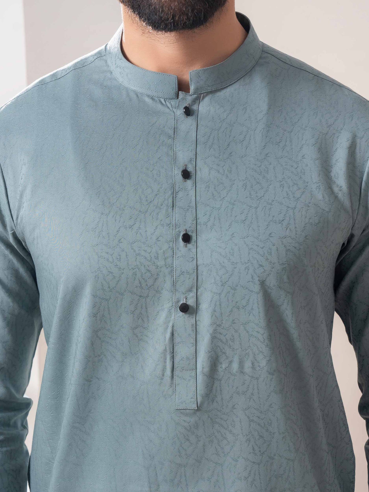 Self Jacquard Suit