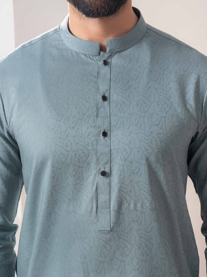 Self Jacquard Suit