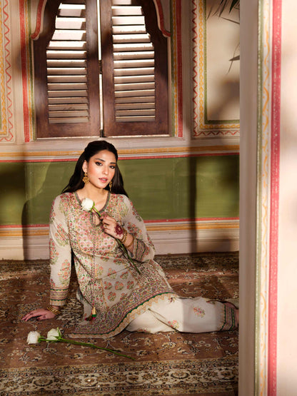 2 Piece Lawn Suit-Embroidered (Pret)