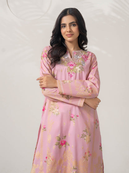 2 Piece Cambric Suit-Embroidered (Pret)