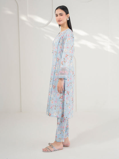 2 Piece Lawn Suit-Embroidered (Pret)