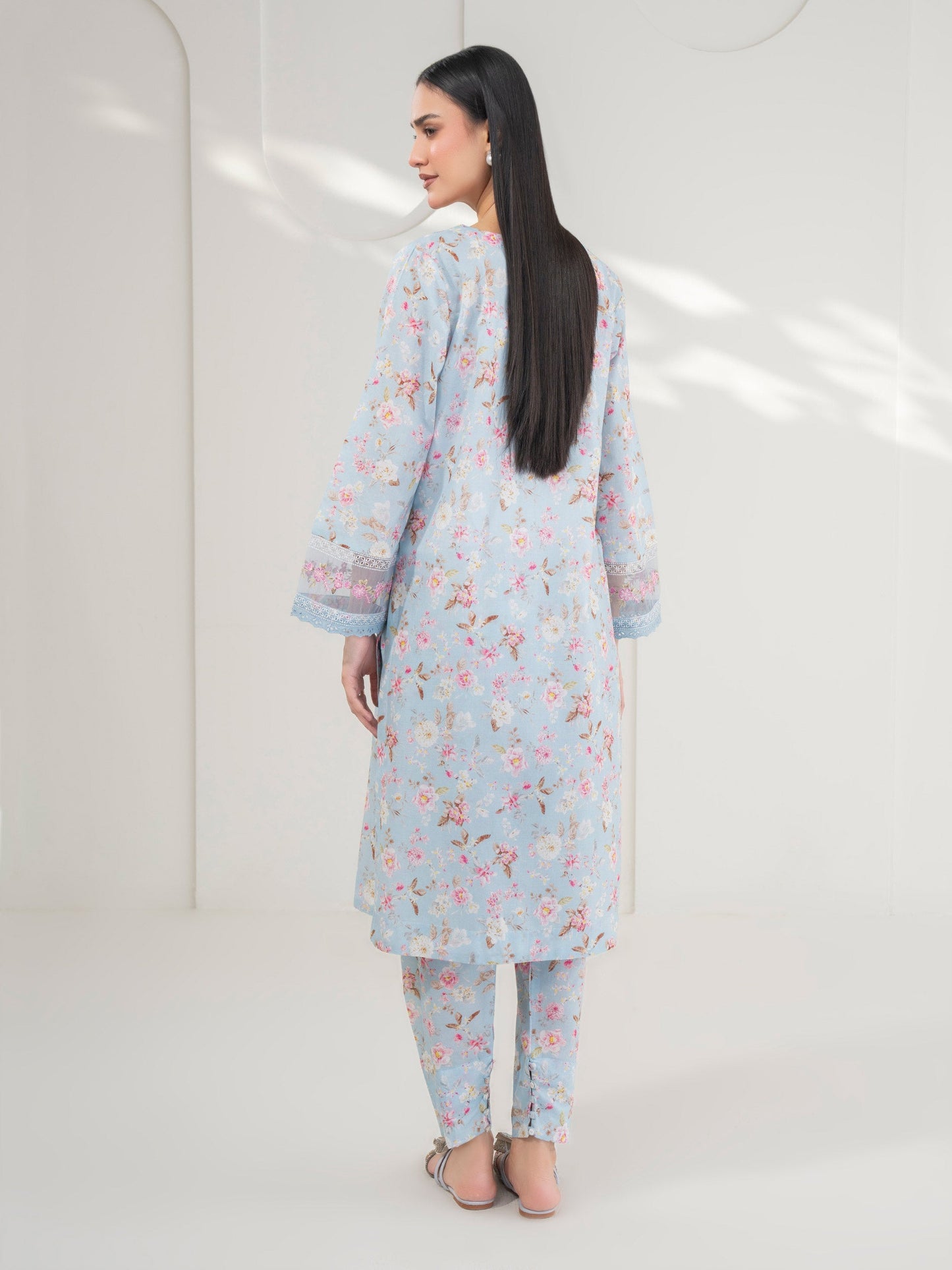 2 Piece Lawn Suit-Embroidered (Pret)
