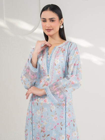 2 Piece Lawn Suit-Embroidered (Pret)