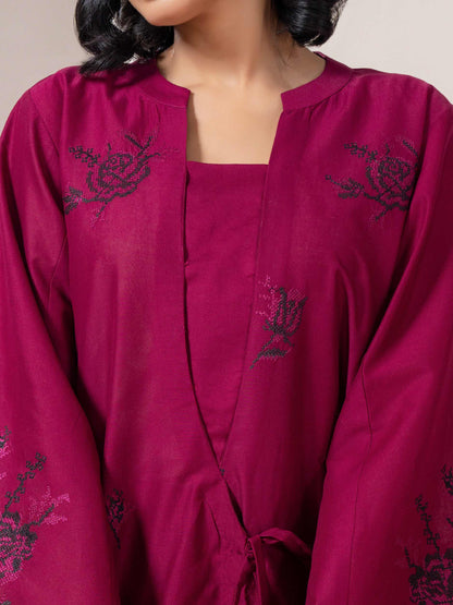 2 Piece Lawn Suit-Embroidered (Pret)