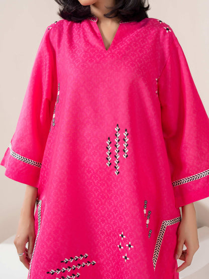 Jacquard Shirt-Embroidered (Pret)