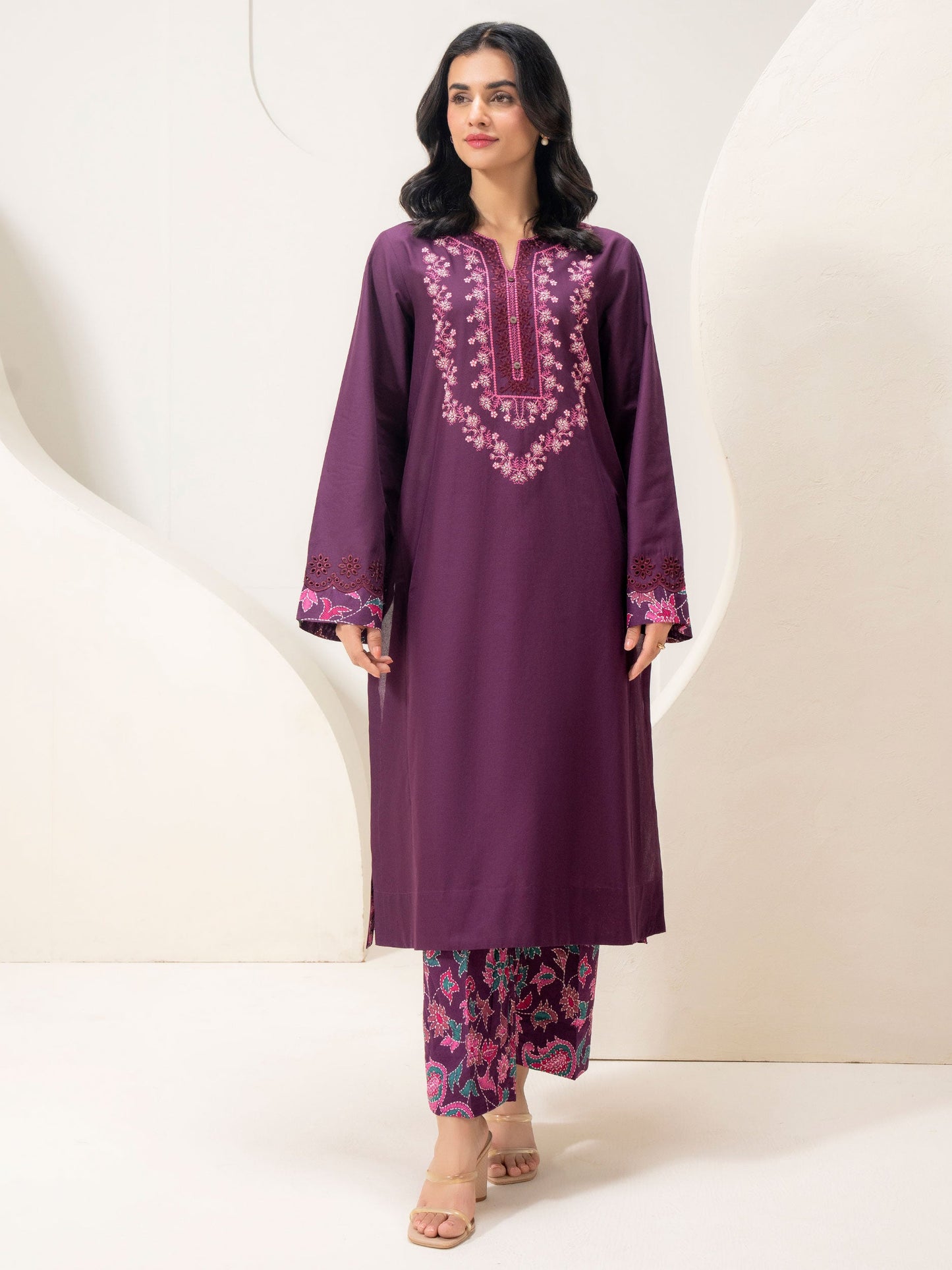 2 Piece Lawn Suit-Embroidered (Pret)