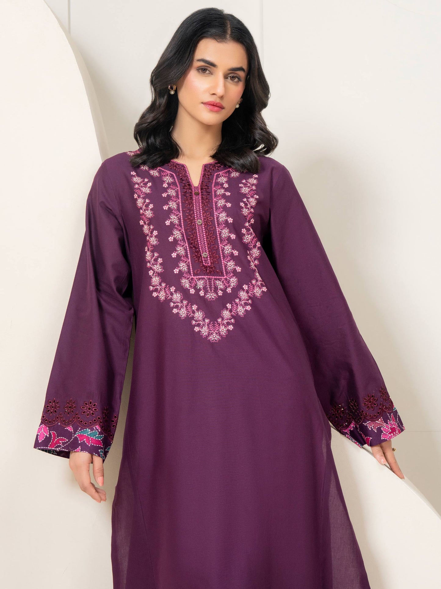 2 Piece Lawn Suit-Embroidered (Pret)
