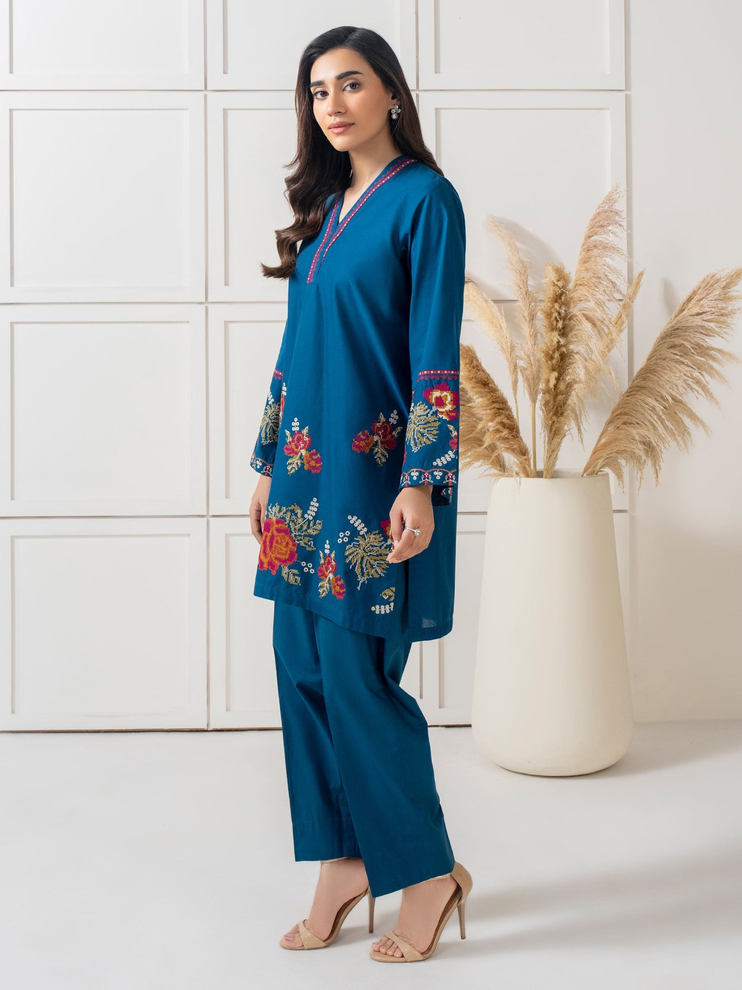 2 Piece  Suit- Embroidered (Pret)