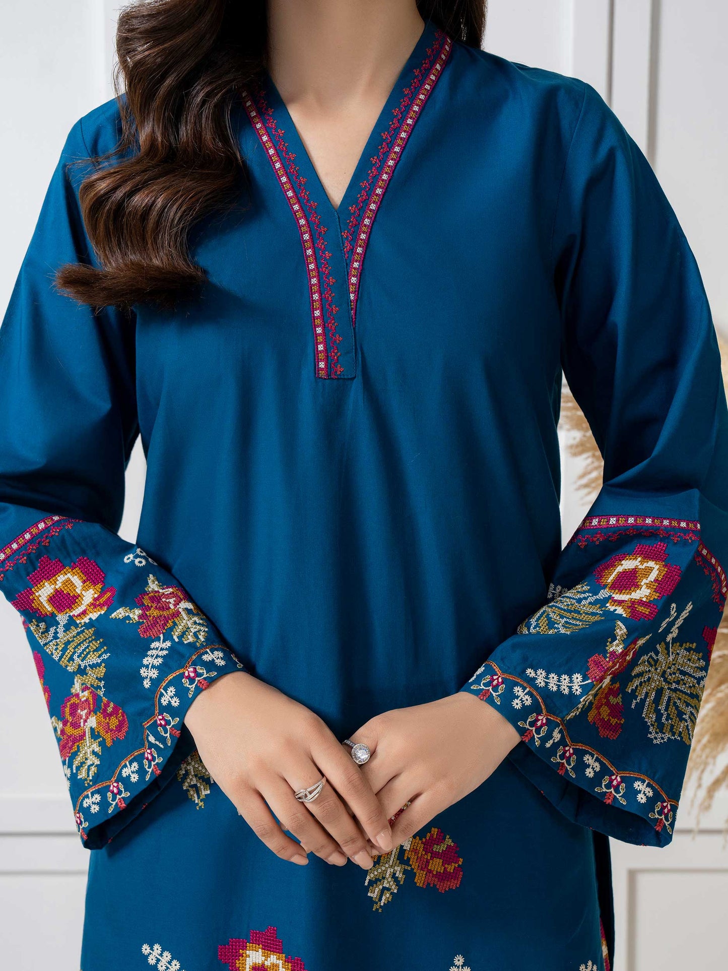 2 Piece  Suit- Embroidered (Pret)