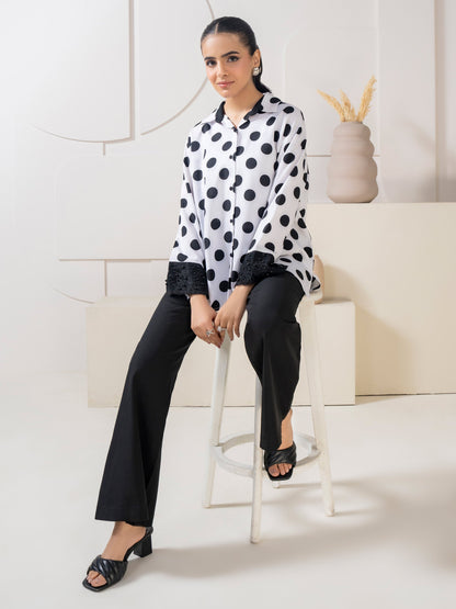Silk Top-Embellished (Pret)