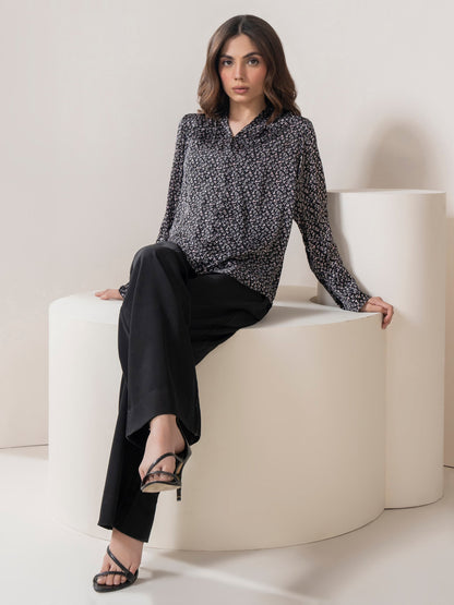 Printed Silk Top