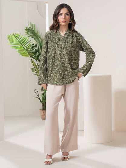 Printed Silk Top