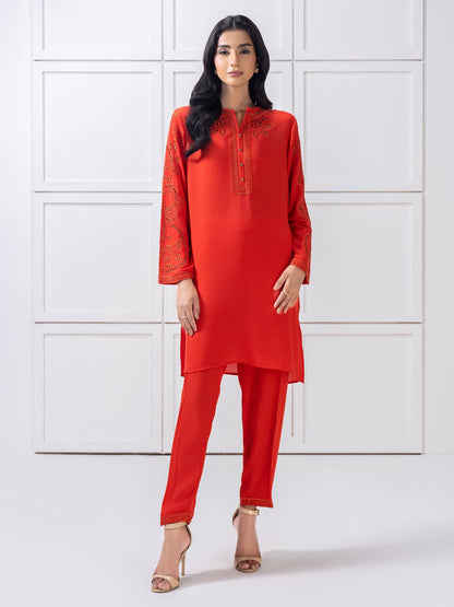 Grip Co-Ord Set-Embroidered (Pret)