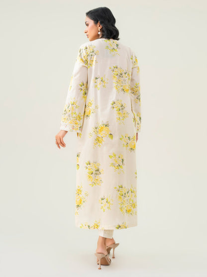 2 Piece Cambric Suit-Embroidered (Pret)