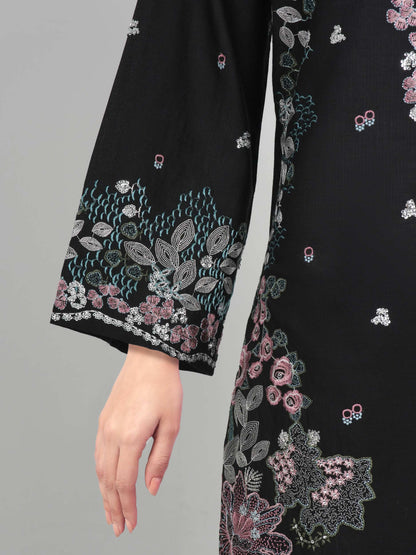 3 Piece Dobby Suit- Embroidered (Pret) DANIAL