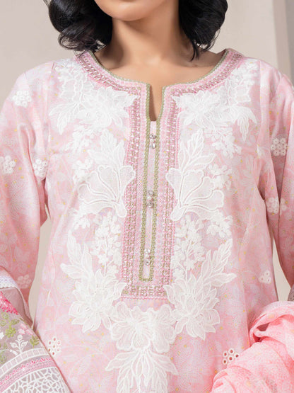 3 Piece Lawn Suit-Embroidered (Pret)