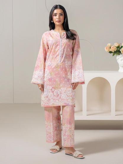 Lawn Co-ord Set-Printed (Pret)