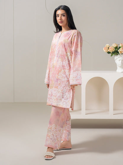 Lawn Co-ord Set-Printed (Pret)