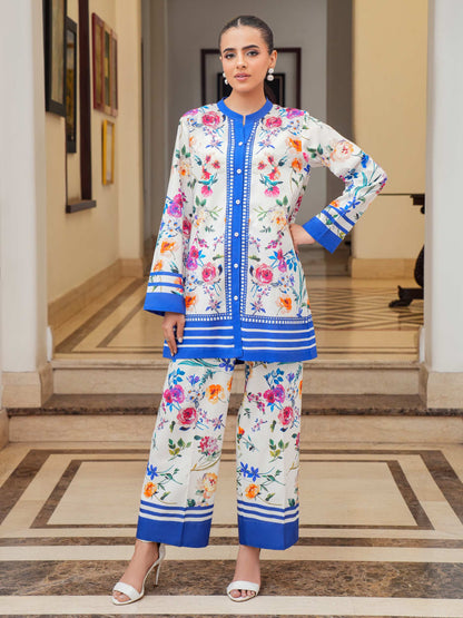 Lawn Co-ord Set-Printed (Pret)