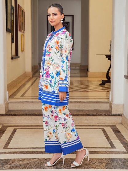 Lawn Co-ord Set-Printed (Pret)