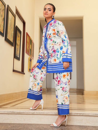 Lawn Co-ord Set-Printed (Pret)