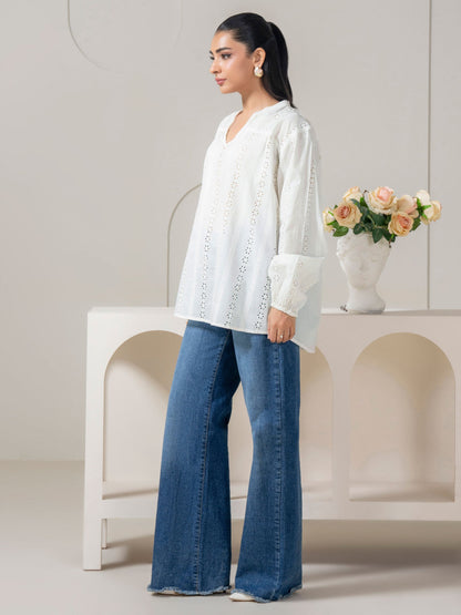 Lawn Top-Embroidered (Pret)